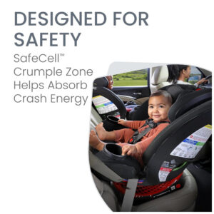 ectq24xtp47c0b_4.jpg - Cadeirinha de Bebê Britax One4Life, 10 anos de Uso, de 2 a 54 kg, Conversível de Bebê a Assento de Elevação, Tecido Performance, Cinto de Segurança.