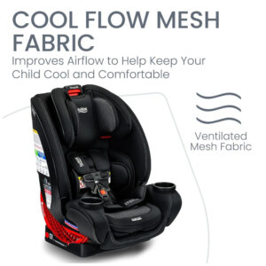 ectq24xtp47c0b_7.jpg - Cadeirinha de Bebê Britax One4Life, 10 anos de Uso, de 2 a 54 kg, Conversível de Bebê a Assento de Elevação, Tecido Performance, Cinto de Segurança.