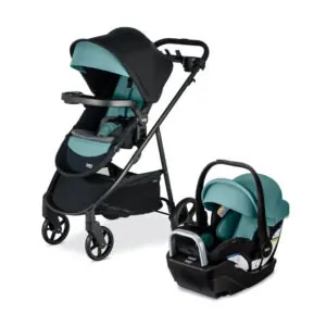 Carrinho de Bebê e Assento de Carro Britax Willow Brook S com Base Alpine e Tecnologia ClickTight Segurança e Conforto em Viagens
