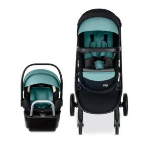 Carrinho de Bebê e Assento de Carro Britax Willow Brook S com Base Alpine e Tecnologia ClickTight Segurança e Conforto em Viagens
