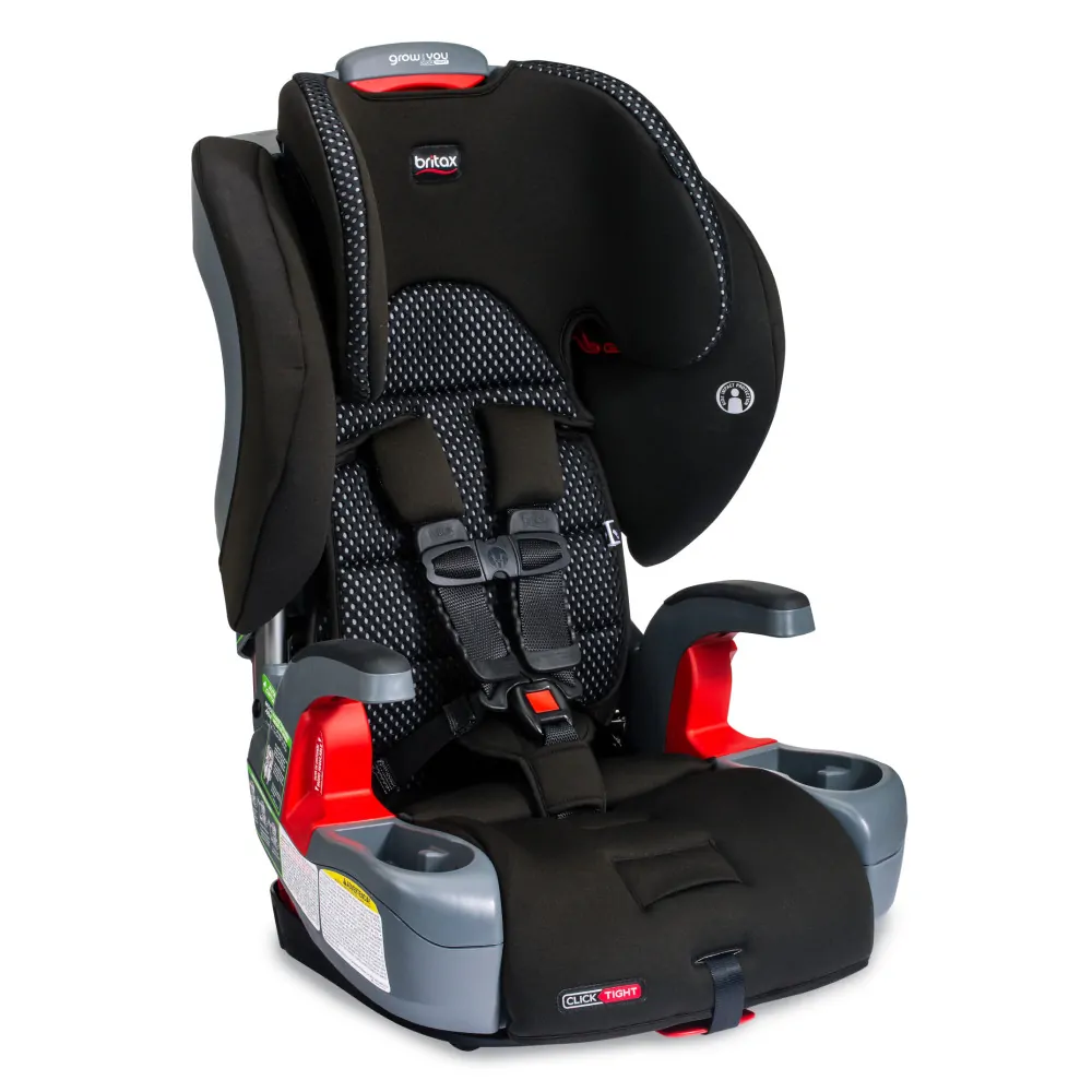 ectqs991c1e_0.jpg - Britax Grow With You ClickTight Harness 2 Booster assento de carro, Cool Flow cinza