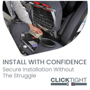 ectqmqcfm47c0b_3.jpg - Cadeirinha de Bebê Britax One4Life, 10 anos de uso, de 2,3 a 54 kg. Converte de cadeira infantil reversível para booster, tecido lavável, Onyx Stone.