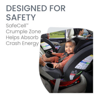 ectqmqcfm47c0b_4.jpg - Cadeirinha de Bebê Britax One4Life, 10 anos de uso, de 2,3 a 54 kg. Converte de cadeira infantil reversível para booster, tecido lavável, Onyx Stone.