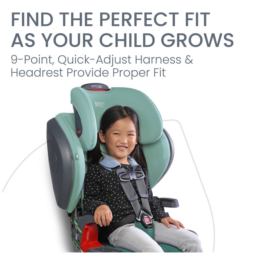 ectqe302c1e_6.jpg - Britax cresce com você ClickTight Harness 2 Booster, Green Ombre SafeWash