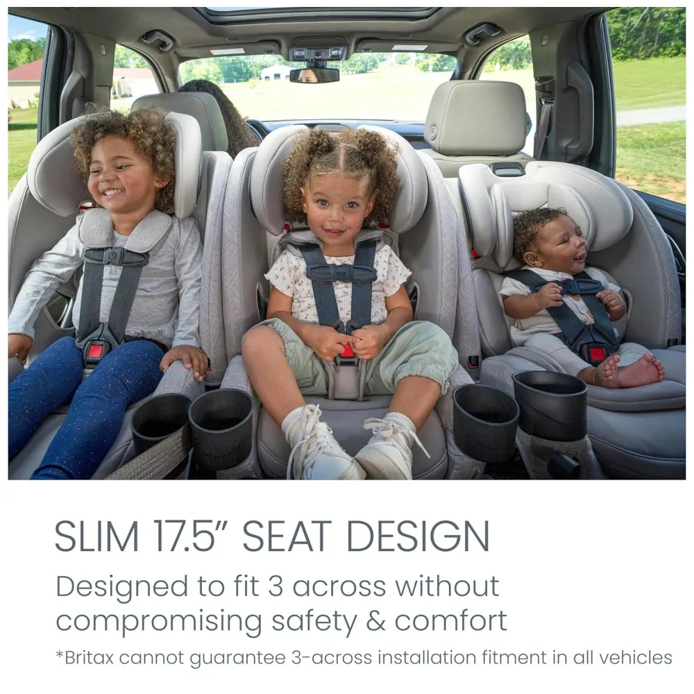 Cadeirinha Britax One4Life Slim Bege 4 em 1 com ClickTight 2,3 a 54 kg