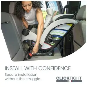 Cadeirinha Britax One4Life Slim Bege 4 em 1 com ClickTight 2,3 a 54 kg