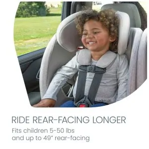 Cadeirinha Britax One4Life Slim Bege 4 em 1 com ClickTight 2,3 a 54 kg