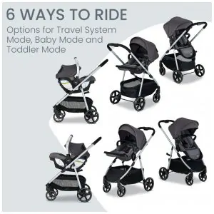 Sistema de Viagem Britax Willow Grove SC, Pindot Stone