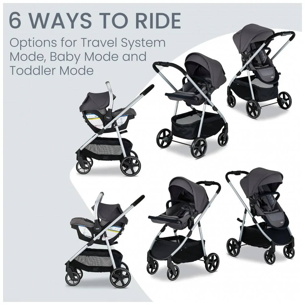 Sistema de Viagem Britax Willow Grove SC, Pindot Stone