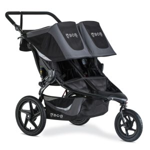 Carrinho de corrida BOB Gear Revolution Flex 3.0 Duallie, preto grafite
