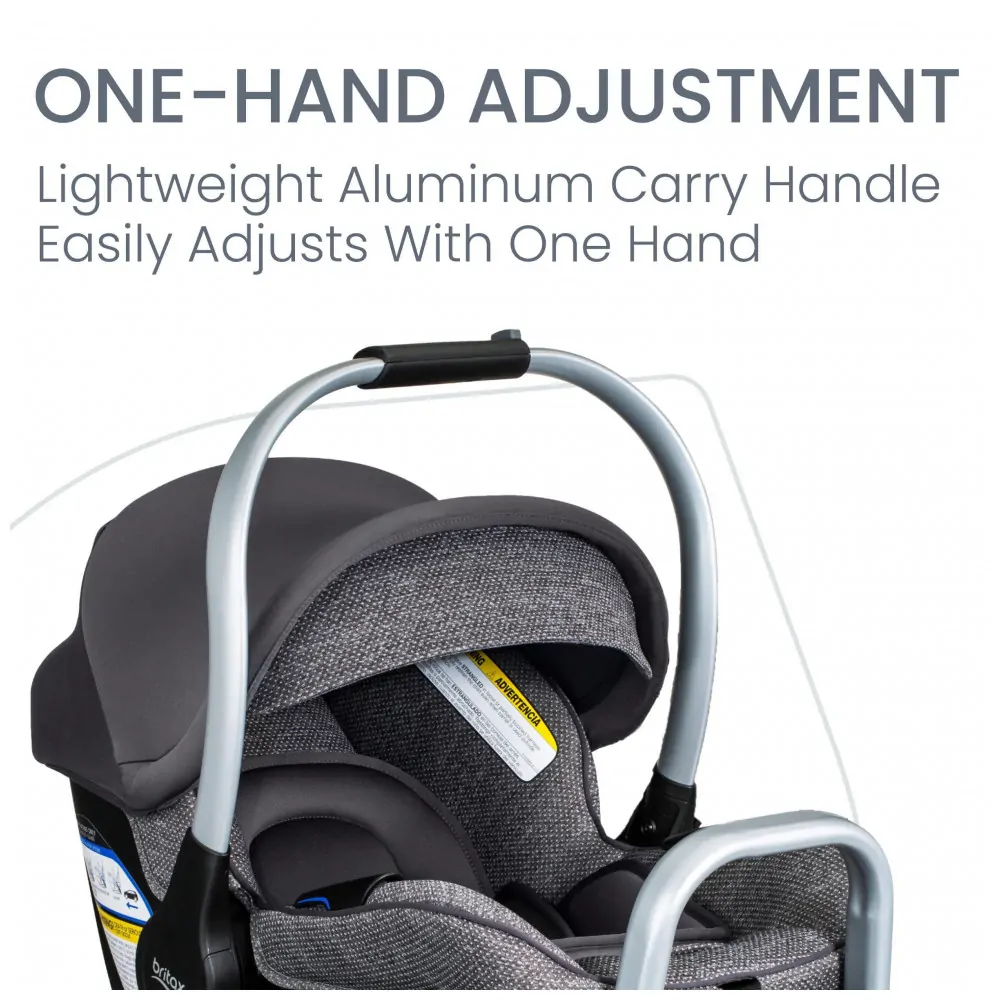 Cadeirinha de Carro para Bebê Britax Willow SC com Base Alpine Pindot Stone