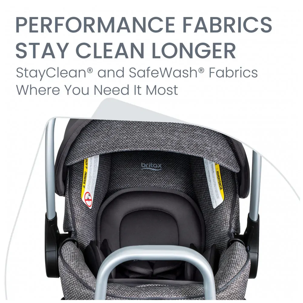 Cadeirinha de Carro para Bebê Britax Willow SC com Base Alpine Pindot Stone