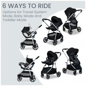 Sistema de Viagem Britax Willow Grove SC, Pindot Onyx