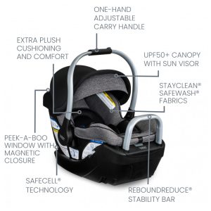Sistema de Viagem Britax Willow Grove SC, Pindot Onyx