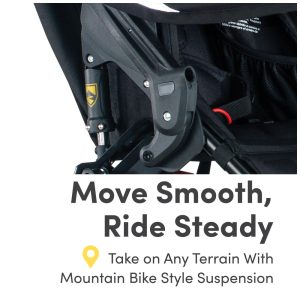 Carrinho de corrida BOB Gear Revolution Flex 3.0, preto grafite