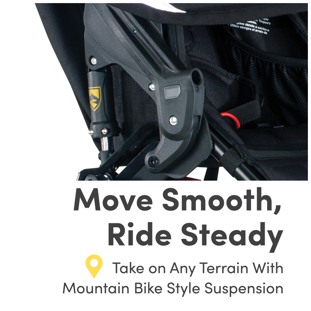 Carrinho de corrida BOB Gear Revolution Flex 3.0, preto grafite