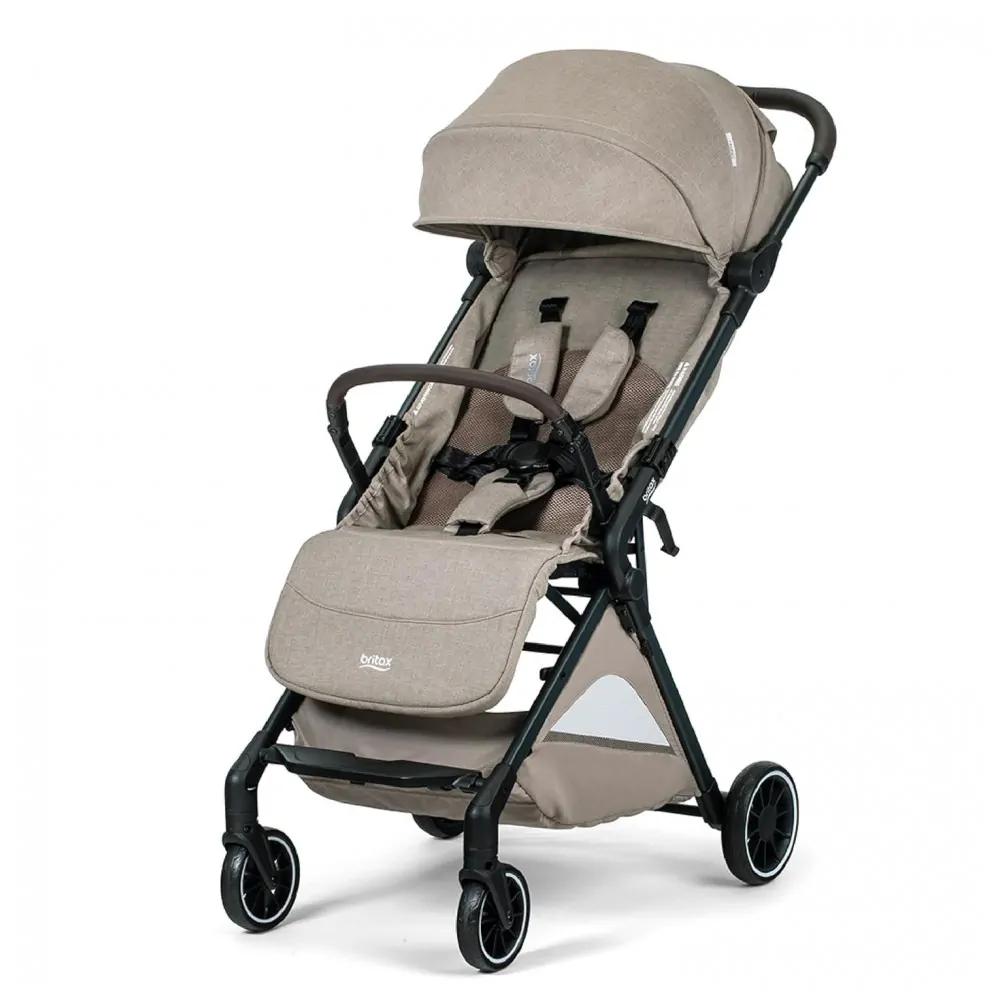 Carrinho Britax Juniper Teca Sistema de Viagem Compacto com Cadeirinha Compatível