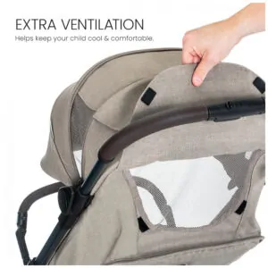 Carrinho Britax Juniper Teca Sistema de Viagem Compacto com Cadeirinha Compatível