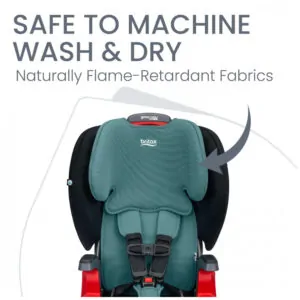 Cadeirinha Britax Grow with You ClickTight Verde 2 em 1 Arnês Elevador 11,3 a 54,4 kg