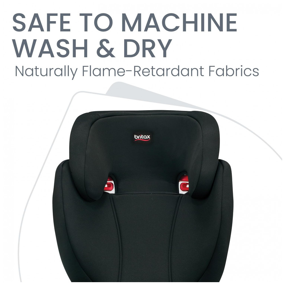 Assento Elevador com Encosto Britax Skyline Cinza 2 em 1 18,1 a 54,4 kg