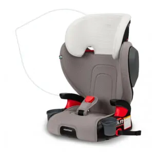 Assento Elevador com Encosto Britax Highpoint Cinza Ombré 2 em 1 18 a 54 kg