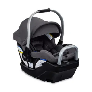 Cadeirinha Britax Cypress Cinza Pedra para Bebê com Base Alpine ClickTight 1,8 a 13,6 kg