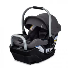 Cadeirinha Britax Cypress Cinza Pedra para Bebê com Base Alpine ClickTight 1,8 a 13,6 kg