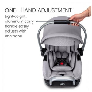 Cadeirinha Britax Cypress Cinza Pedra para Bebê com Base Alpine ClickTight 1,8 a 13,6 kg
