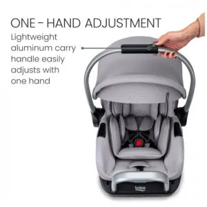 Cadeirinha Britax Cypress Cinza Pedra para Bebê com Base Alpine ClickTight 1,8 a 13,6 kg