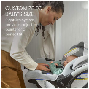 Cadeirinha Britax Cypress Cinza Pedra para Bebê com Base Alpine ClickTight 1,8 a 13,6 kg