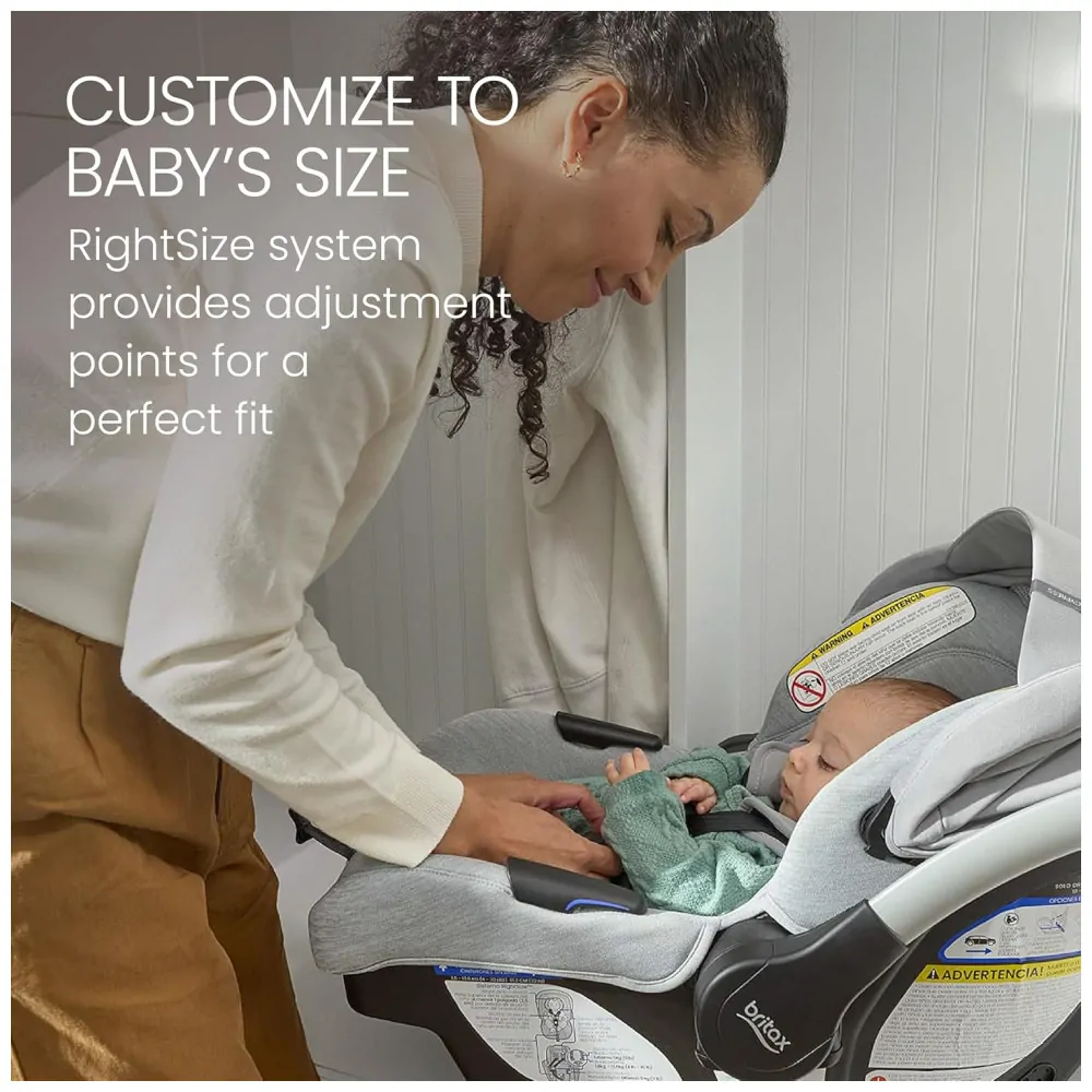 Cadeirinha Britax Cypress Cinza Pedra para Bebê com Base Alpine ClickTight 1,8 a 13,6 kg