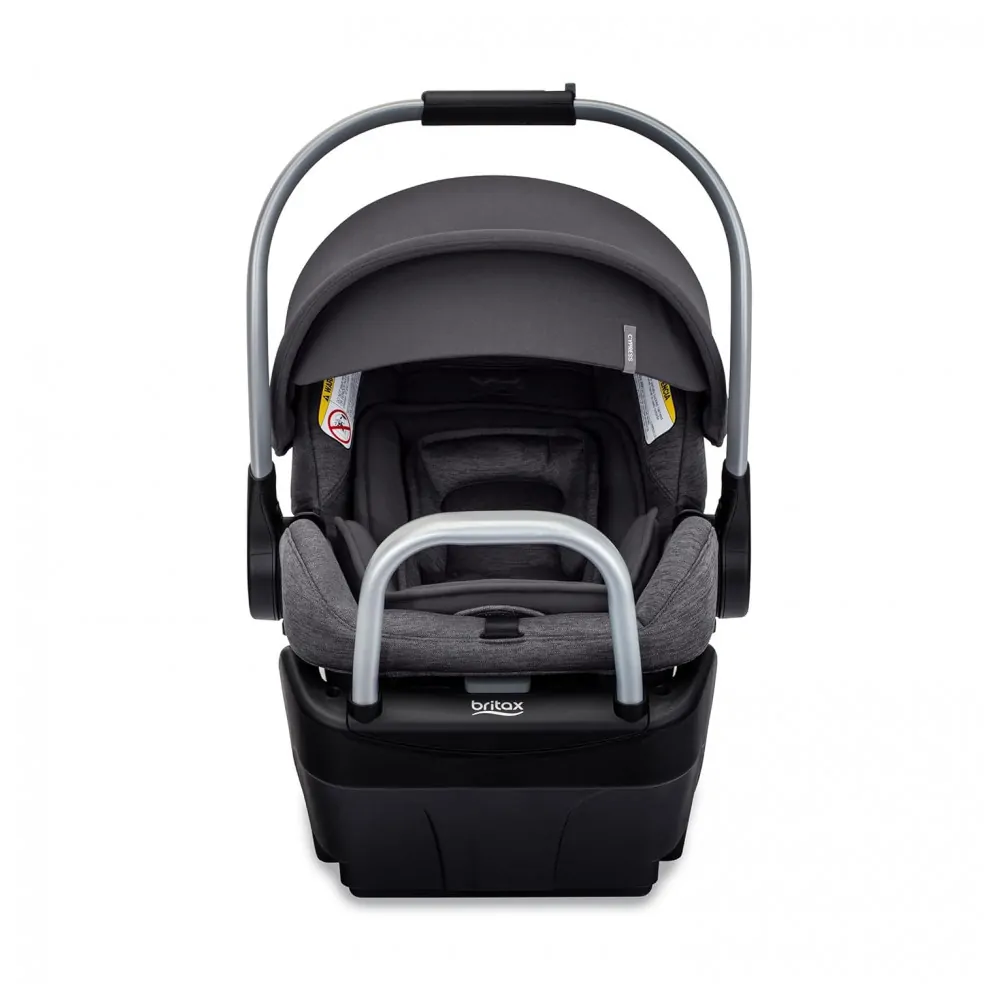 Cadeirinha Britax Cypress Cinza Pedra para Bebê com Base Alpine ClickTight 1,8 a 13,6 kg