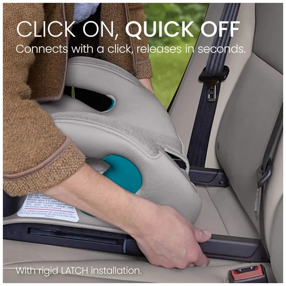 Assento Elevador sem Encosto Britax UpNGo Click Bege 18 a 54 kg com ISOFIX
