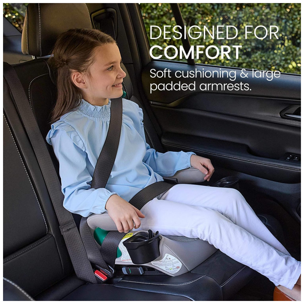 Assento Elevador sem Encosto Britax UpNGo Click Bege 18 a 54 kg com ISOFIX