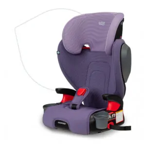 Assento Elevador com Encosto Britax Highpoint Roxo Degradê Conversível 18 a 54 kg