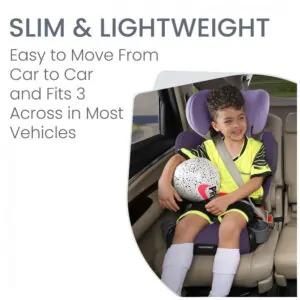Assento Elevador com Encosto Britax Highpoint Roxo Degradê Conversível 18 a 54 kg
