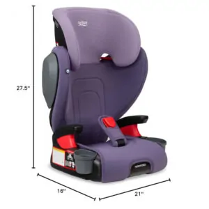 Assento Elevador com Encosto Britax Highpoint Roxo Degradê Conversível 18 a 54 kg