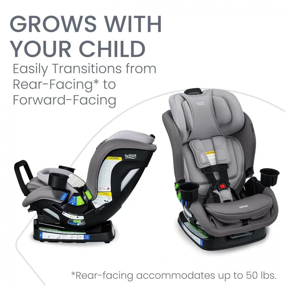 Cadeirinha Britax Poplar S Grafite Glacial 2 em 1 Conversível 2,3 a 29,5 kg ClickTight