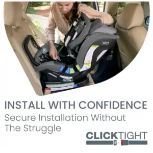 Cadeirinha Britax Poplar S Grafite Glacial 2 em 1 Conversível 2,3 a 29,5 kg ClickTight