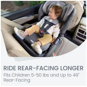 Cadeirinha Britax Poplar S Grafite Glacial 2 em 1 Conversível 2,3 a 29,5 kg ClickTight