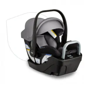 Cadeirinha Britax Willow S Grafite Ônix Bebê Recém nascido com Base Alpine e Sistema ClickTight 1,8 a 13,6 kg