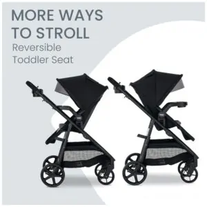 Cadeirinha Britax Willow S Grafite Ônix Bebê Recém nascido com Base Alpine e Sistema ClickTight 1,8 a 13,6 kg