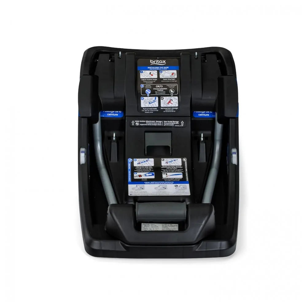 Base de Instalação Britax StayTight Preta Extra para Cadeirinha Arbor 1,8 a 13,6 kg