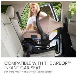 Base de Instalação Britax StayTight Preta Extra para Cadeirinha Arbor 1,8 a 13,6 kg