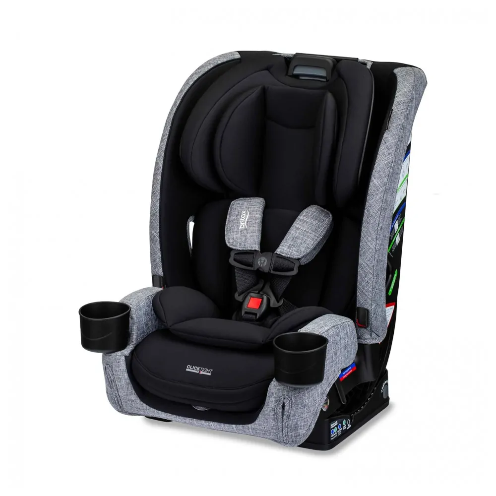 Cadeirinha Britax One4Life Slim Preta 3 em 1 Recém nascido a 54 kg com ClickTight