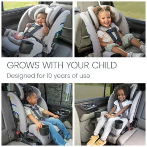 Cadeirinha Britax One4Life Slim Preta 3 em 1 Recém nascido a 54 kg com ClickTight