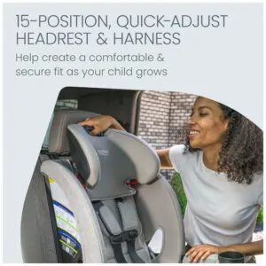 Cadeirinha Britax One4Life Slim Preta 3 em 1 Recém nascido a 54 kg com ClickTight