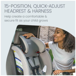 Cadeirinha Britax One4Life Slim Bege 3 em 1 Recém nascido a 54 kg Design Compacto