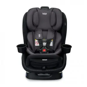 Britax Poplar S Cadeira Auto Conversível 2 em 1, Design Slim 43 cm com Instalação Rápida ClickTight, Stone Onyx 2.0