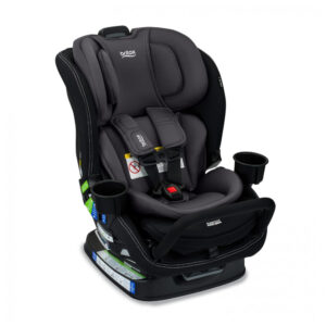 Britax Poplar S Cadeira Auto Conversível 2 em 1, Design Slim 43 cm com Instalação Rápida ClickTight, Stone Onyx 2.0